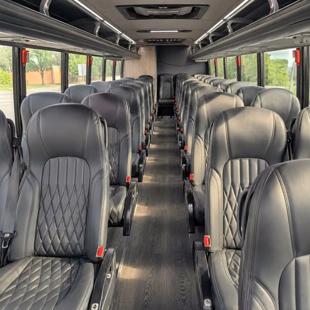 35 passenger minibus inside